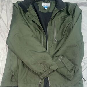Columbia Men's Olive Raincoat